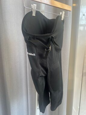 Riddell Kids Black Football Girdle Shorts - Youth Large